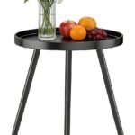 Black Metal Side Table