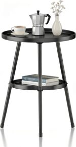 Black Metal Side Table - Image 9