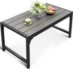 Black Outdoor Coffee Table - Image 10