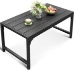 Black Outdoor Coffee Table - Image 12