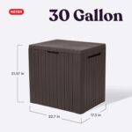 Brown Outdoor Storage Box - Image 2