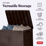 Brown Outdoor Storage Box - Image 4