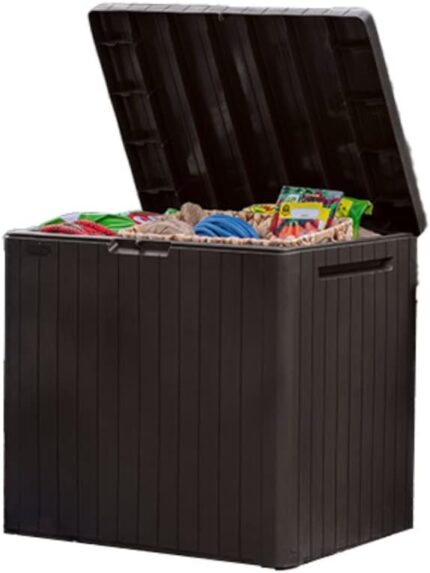 Brown Outdoor Storage Box