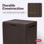 Brown Outdoor Storage Box - Image 7