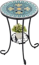 Ceramic Mosaic Side Table - Image 11