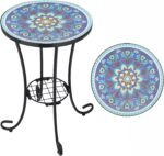 Ceramic Mosaic Side Table - Image 12
