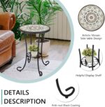Ceramic Mosaic Side Table - Image 5