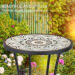 Ceramic Mosaic Side Table - Image 6