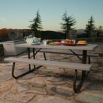 Outdoor Folding Picnic Table - Image 5