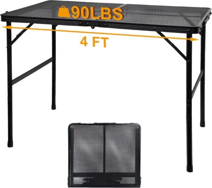 Portable Folding Grill Table